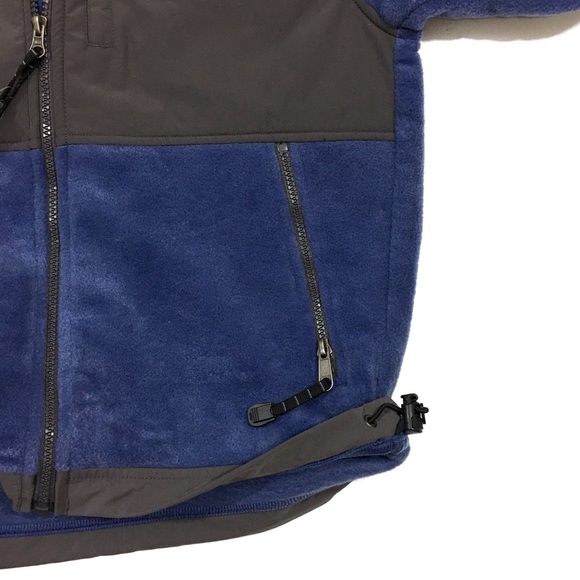 NEW Blue Gray Fleece Nylon Technical Hiking Jacket - Picture 4 of 7